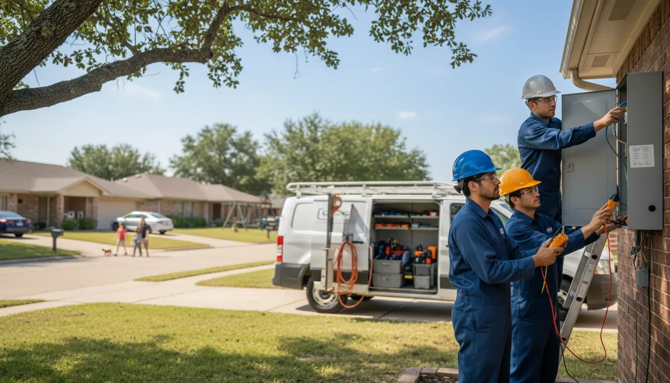 Certified electrician providing emergency electrical services in Council Bluffs, IA